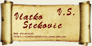 Vlatko Steković vizit kartica